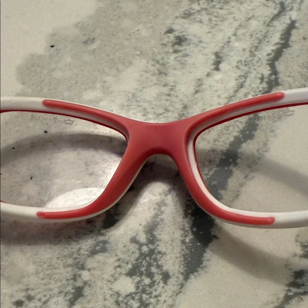 Pink and White Bolle Sports Glasses
